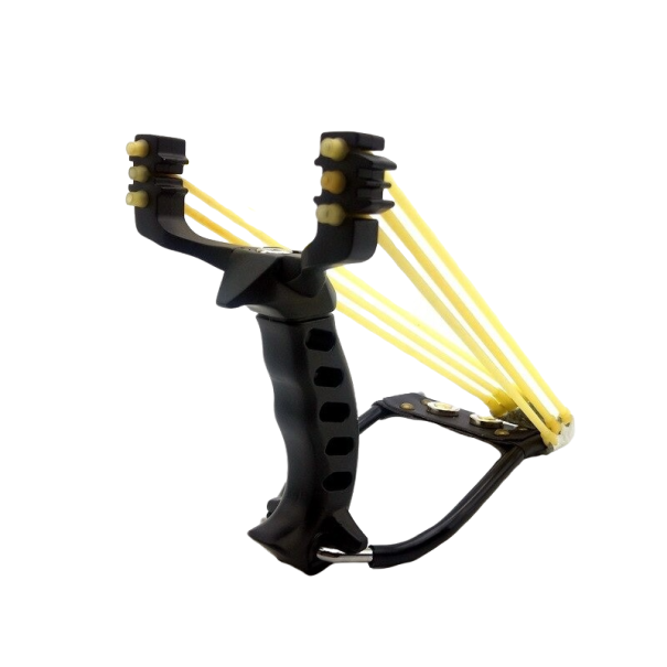 Fusil à élastique avec support noir