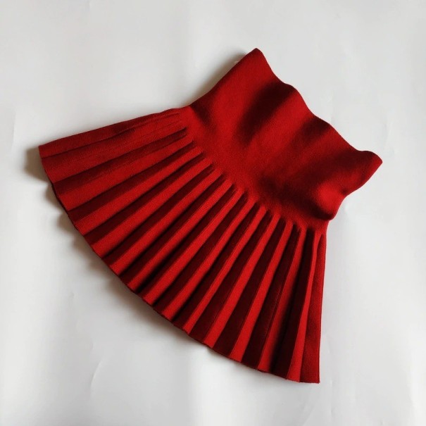 Fustă de fată L1033 burgundy 8 A