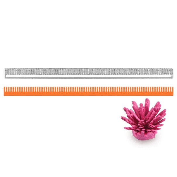 Fustella in acciaio a striscia per fiori 18,2 x 1,1 cm fustelle in metallo con ritagli stretti per scrapbooking e creazione di carta 1
