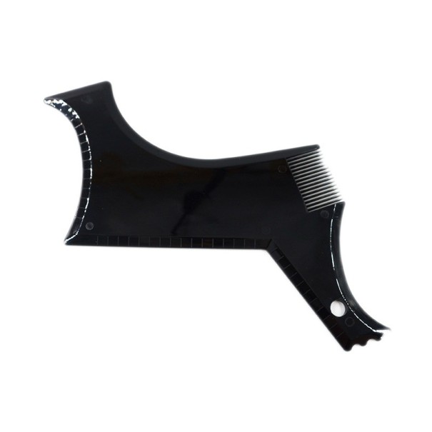 Gabarit de rasage de barbe noir