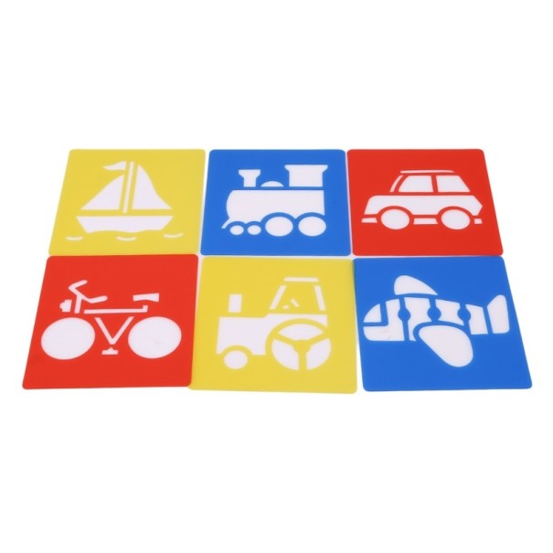 Gabarits de dessin pour enfants 6 pcs 4