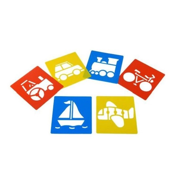 Gabarits pour le dessin et la peinture de véhicules 6 pcs 1