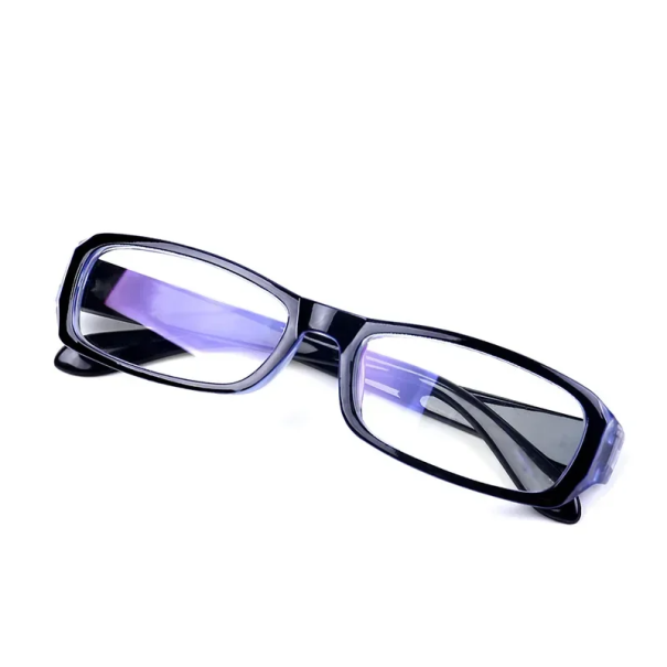 Gafas cuadradas de plástico con filtro de luz azul Protección para los ojos al trabajar en un ordenador Gafas unisex elegantes azul