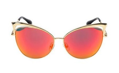Gafas de ojo de gato sexys para mujer J3014 rojo