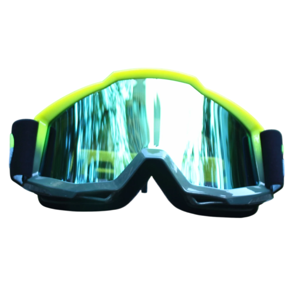 Gafas de seguridad para moto con cristal azul 20 x 10,3 cm Gafas de moto con forro de espuma Protección ocular contra el viento y el polvo 1