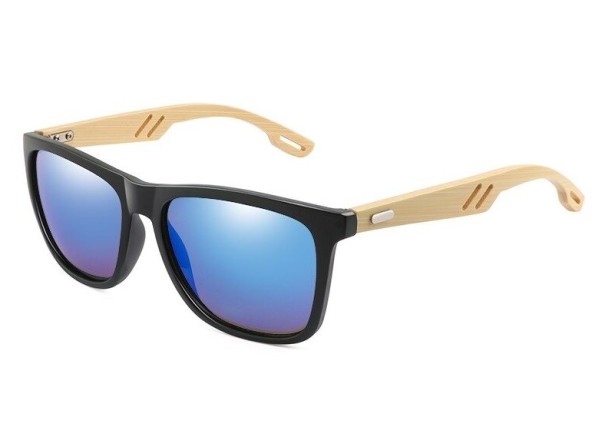 Gafas de sol de madera para hombre E2114 1