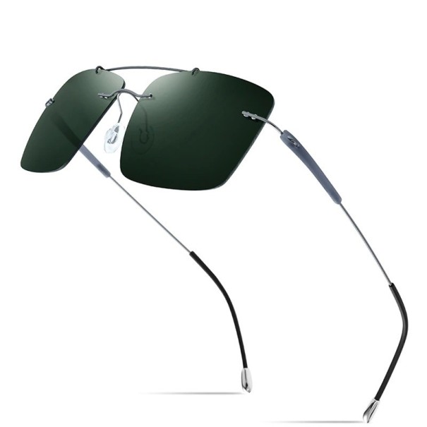 Gafas de sol para hombre E1978 verde oscuro