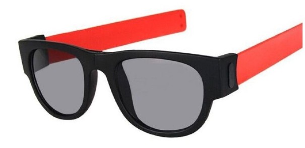 Gafas de sol plegables rojo