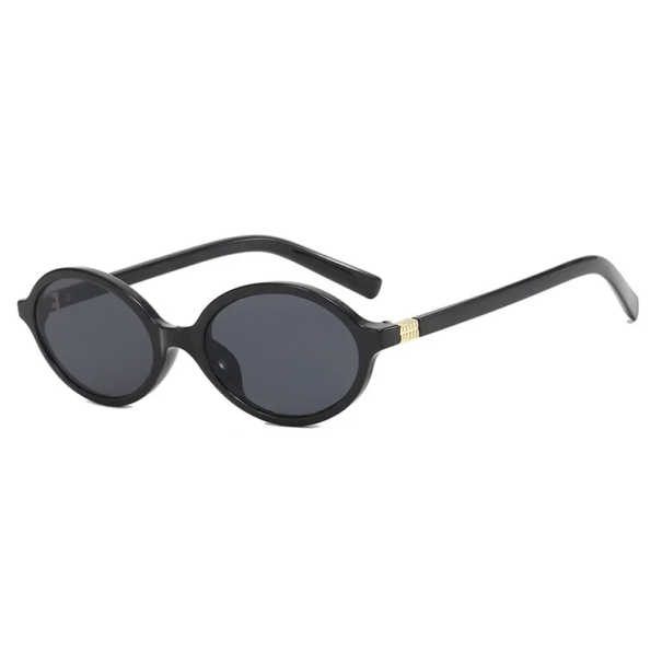 Gafas ovaladas de plástico con filtro de luz azul Gafas elegantes para trabajar en el ordenador Lentes tintados Protección ocular en iluminación artificial negro