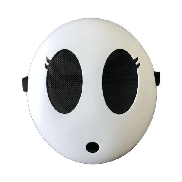 Game Bros stydlivá dívka plastová maska 24x20 cm cosplay dětský kostým Halloween karneval párty rekvizita vtipné doplňky pro dívky 1