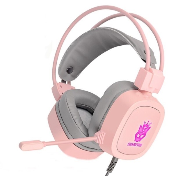 Gaming-Headset mit Mikrofon K1976 rosa