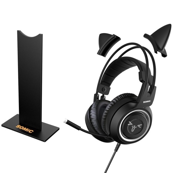 Gaming-hovedtelefoner med stativ K1787 1