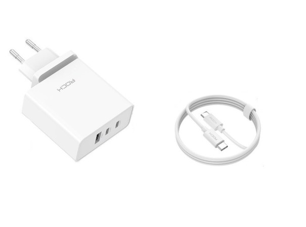 GaN-netopladeradapter med kabel 1