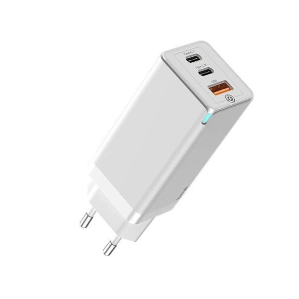 Gan Quick Charge laddare vit