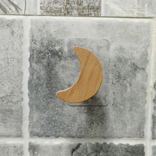 Gancho de madera con ventosa 4