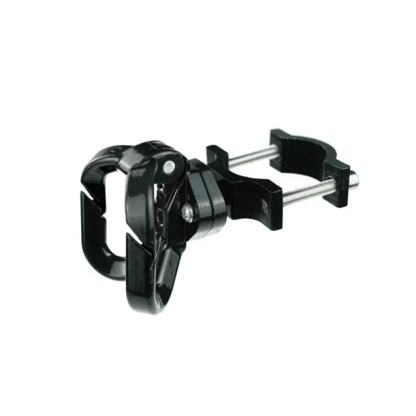 Gancho doble de aluminio para bolsa para scooter eléctrico Xiaomi M365 y Ninebot MAX G30 Soporte de accesorios resistente negro