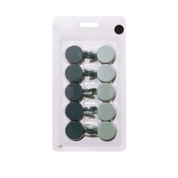 Ganci in plastica autoadesivi 10 pz 2