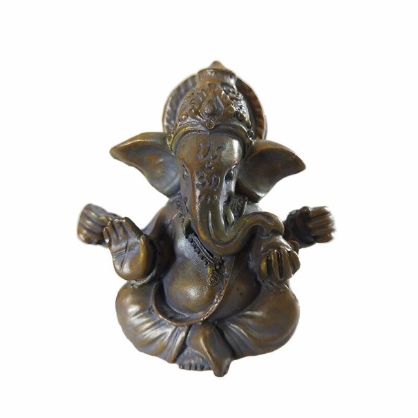 Ganesha-statuette 4,5 cm brun