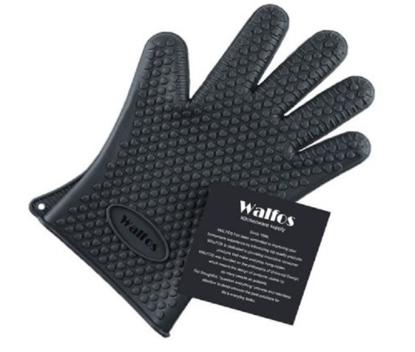 Gant de barbecue en silicone WALFOS gris