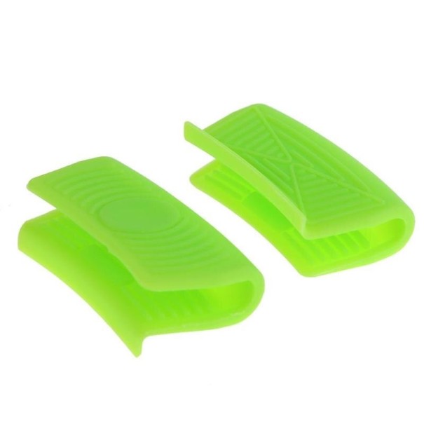 Gant de cuisine en silicone 2 pièces vert