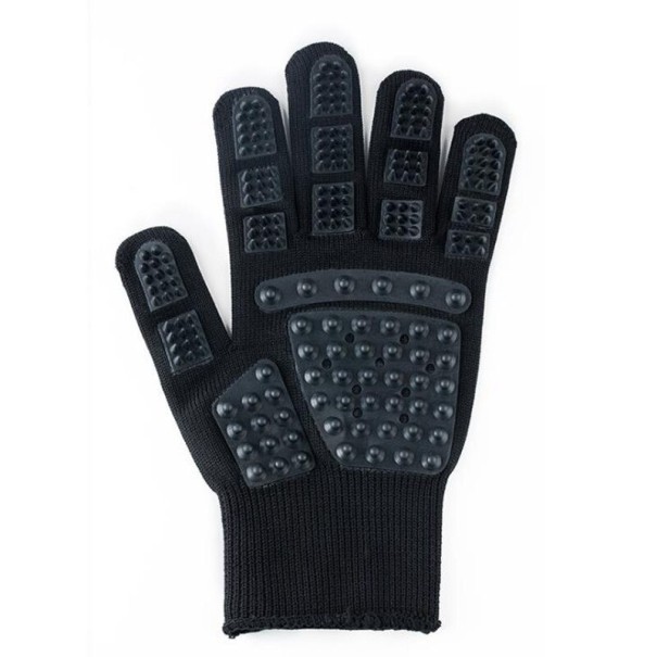 Gant de toilettage C721 noir 2