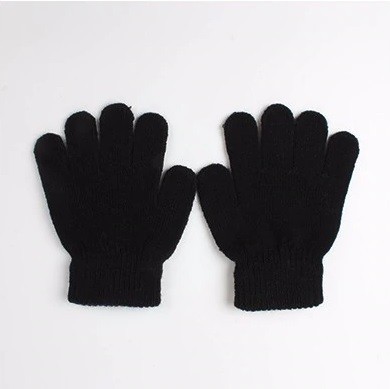 Gants d'enfants d'automne J3245 noir