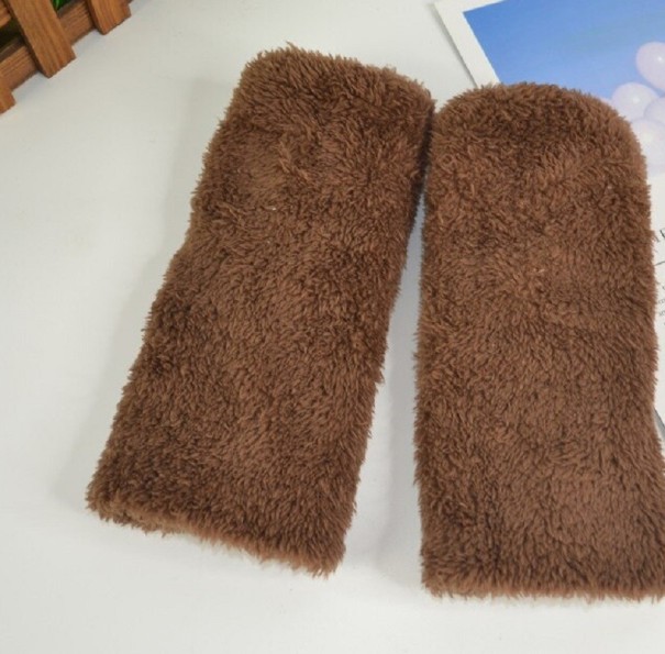 Gants d'hiver pour femmes marron