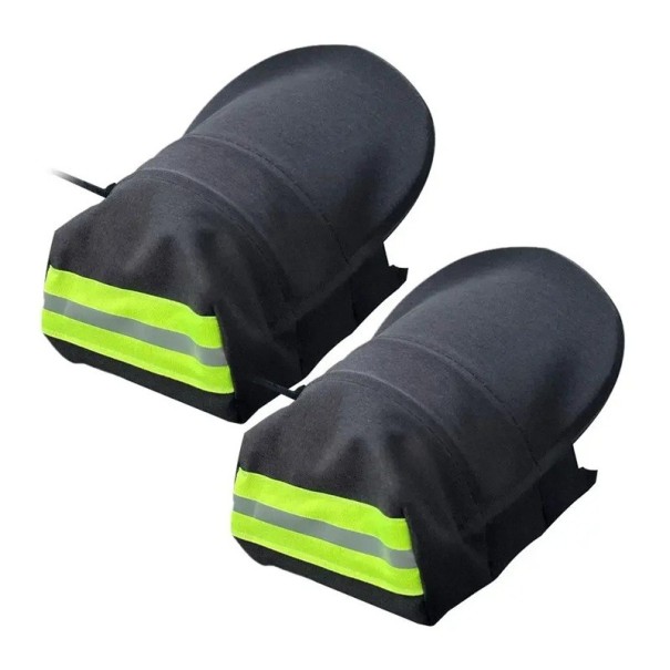 Gants de moto imperméables et coupe-vent pour guidon 24x14 cm Protection réfléchissante Protection solaire pour guidon de scooters, quads 1
