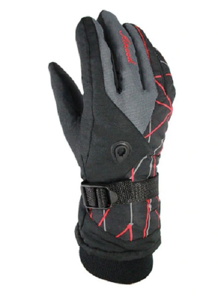 Gants de plein air pour hommes noir-gris M