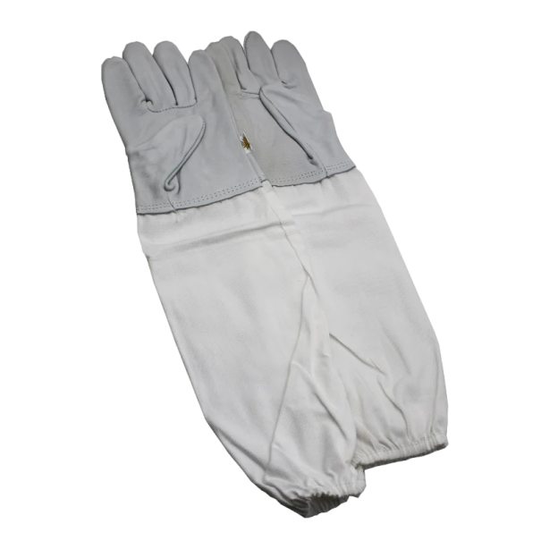 Gants de protection pour apiculteur Gants d'apiculteur contre les piqûres blanc XL