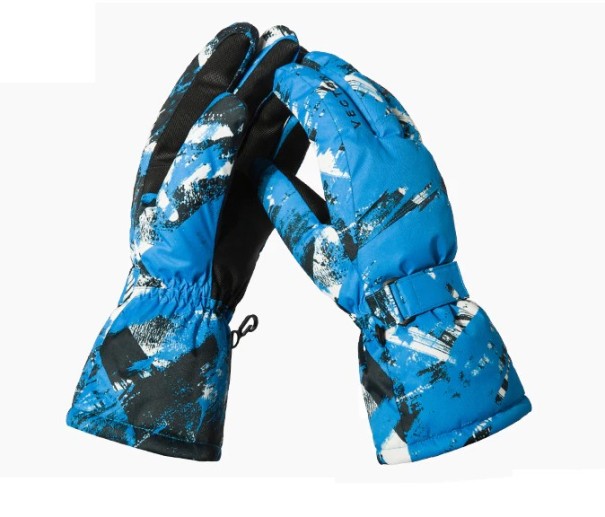 Gants de ski pour hommes J1483 bleu L