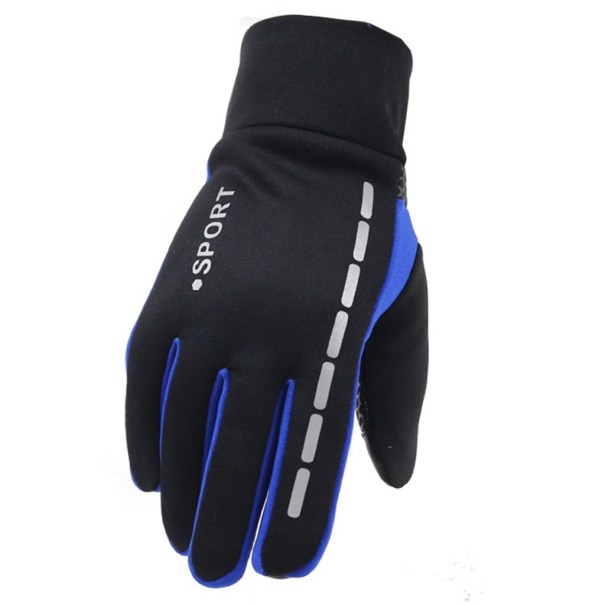 Gants de sport pour hommes bleu