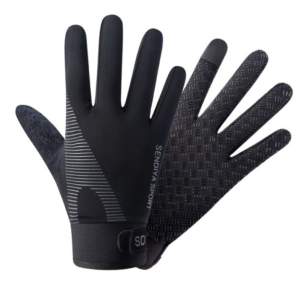 Gants de vélo noir L