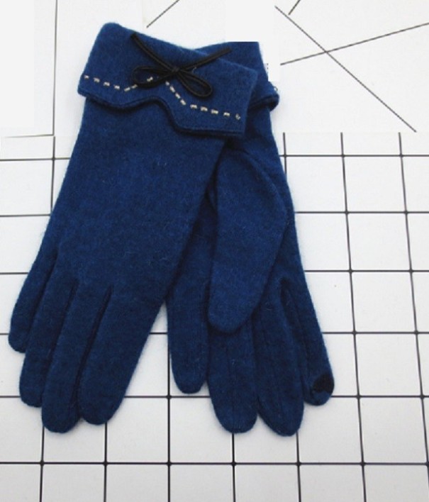Gants élégants pour femmes J3010 bleu