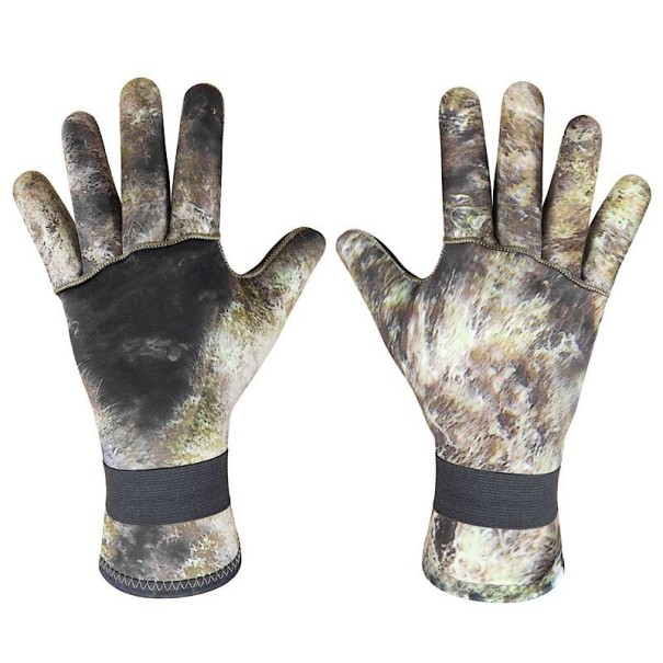 Gants en néoprène pour la plongée 3 mm camouflage XL