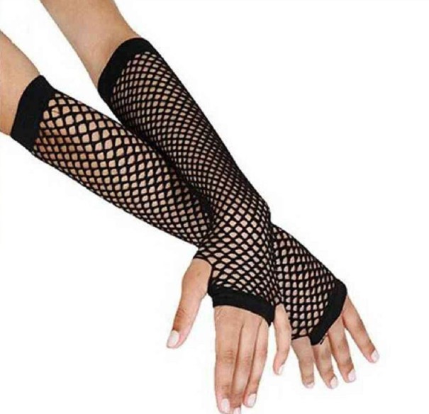 Gants longs en résille pour femmes 1