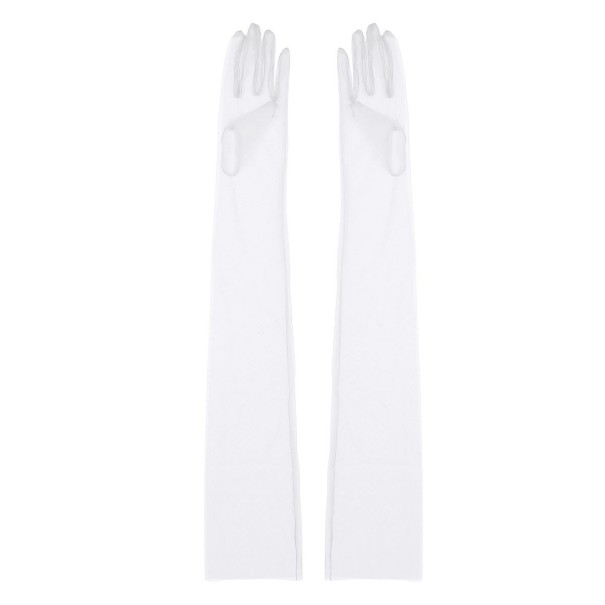 Gants longs pour femmes ivoire