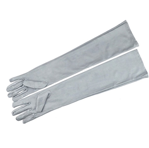 Gants longs pour femmes J808 gris