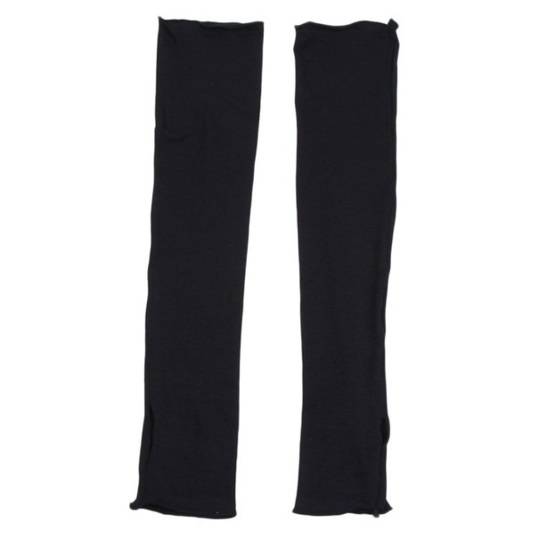 Gants longs sans doigts pour femmes noir