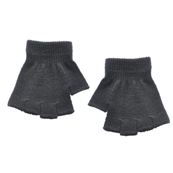 Gants sans doigts pour enfants J2873 noir