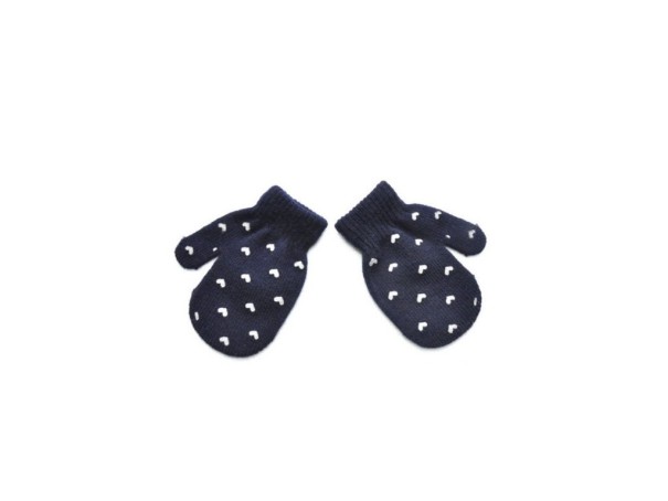 Gants tricotés pour enfants avec impression J586 4