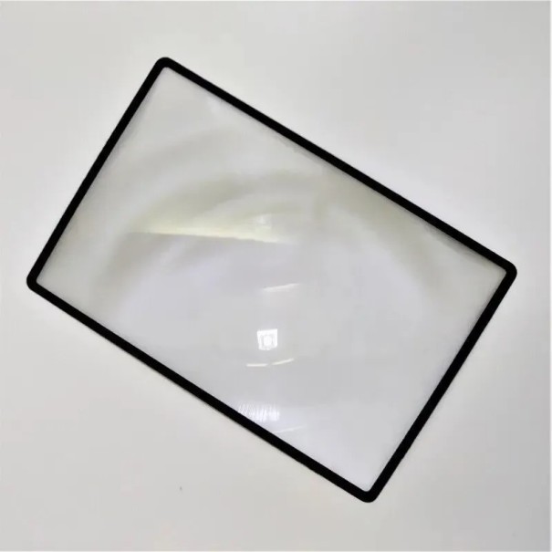 Ganzseitenlupe 18 x 12 cm Rechteckige Leselupe mit Rahmen Flexible Vergrößerungsfolie für Bücher, Zeitungen, Zeitschriften 1