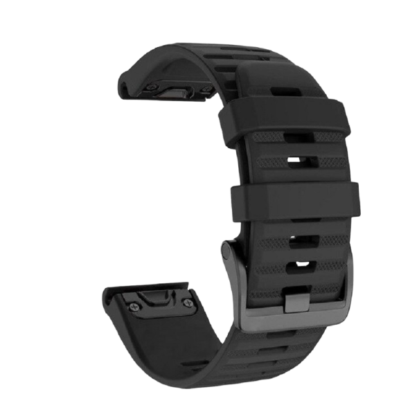 Garmin Fenix 6X / 6X Pro 26 mm silikonrem gul