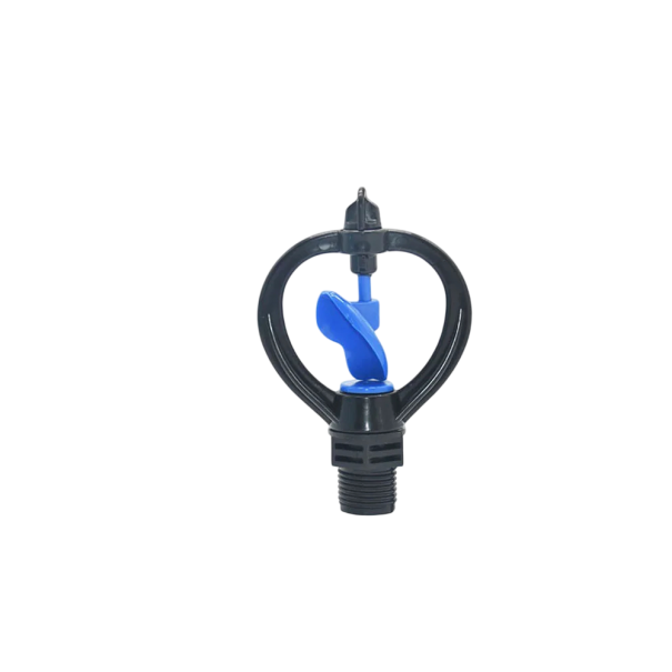 Garten Rotationssprinkler 360° einstellbar G1/2 100 mm Durchfluss 400–600 l/h Reichweite 4–6 m zur Bewässerung