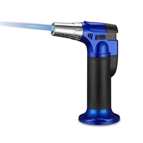 Gasbrenner für die Küche blau