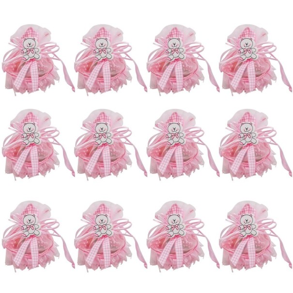 Gavekurv 12 stk. rosa 1