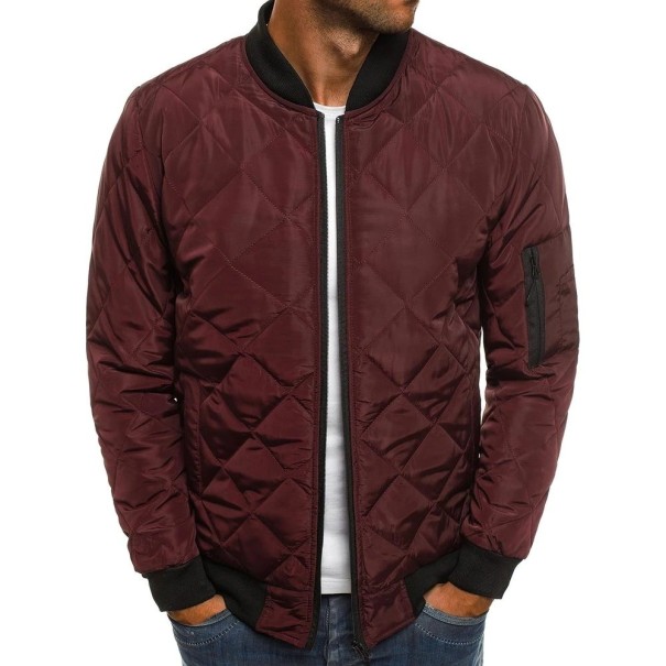 Geacă bărbătească F1050 burgundia XXL