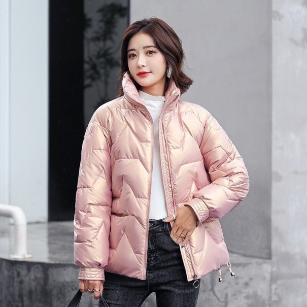 Geaca de iarna de dama P1714 roz XXL
