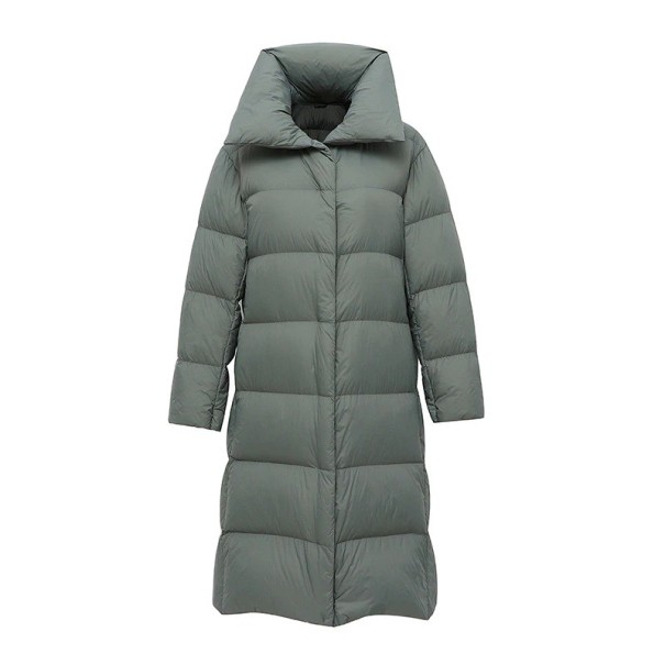 Geaca de iarna lunga de dama P2530 gri M