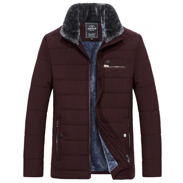 Geacă de iarnă pentru bărbați S28 burgundy XS